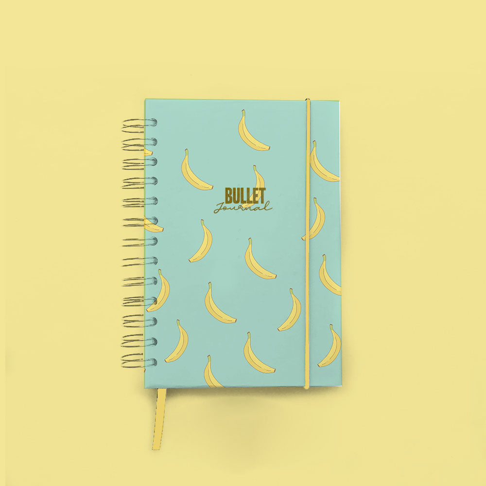 Bullet Journal Espiral Banana